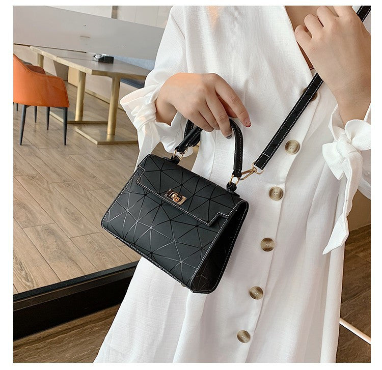 Snake Print Contrast Color Crossbody Shoulder Bag