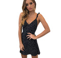 Vestito Estivo a Pois con Spalline – Moda Donna Spiaggia