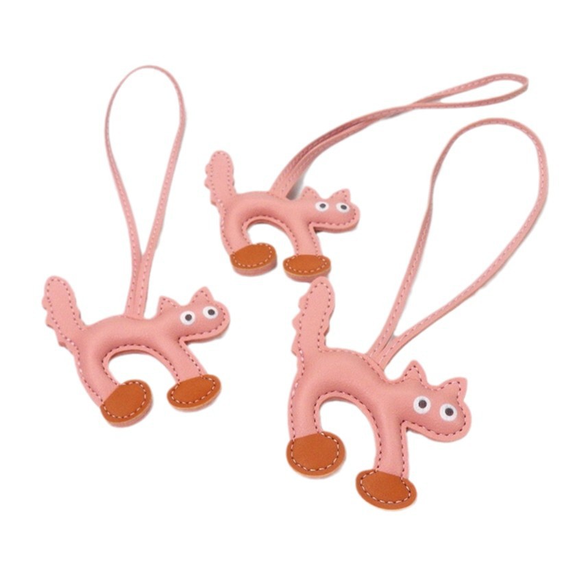 Ciondolo Mini Gatto in Pelle PU