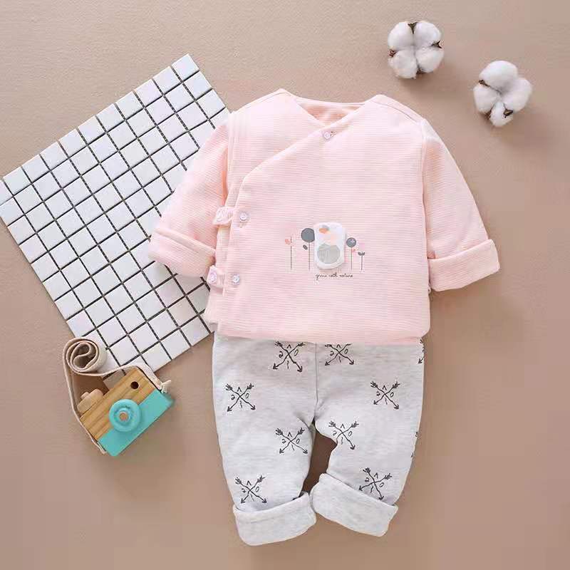 Hot-selling New Baby Clothes Quilted Two-piece Suit