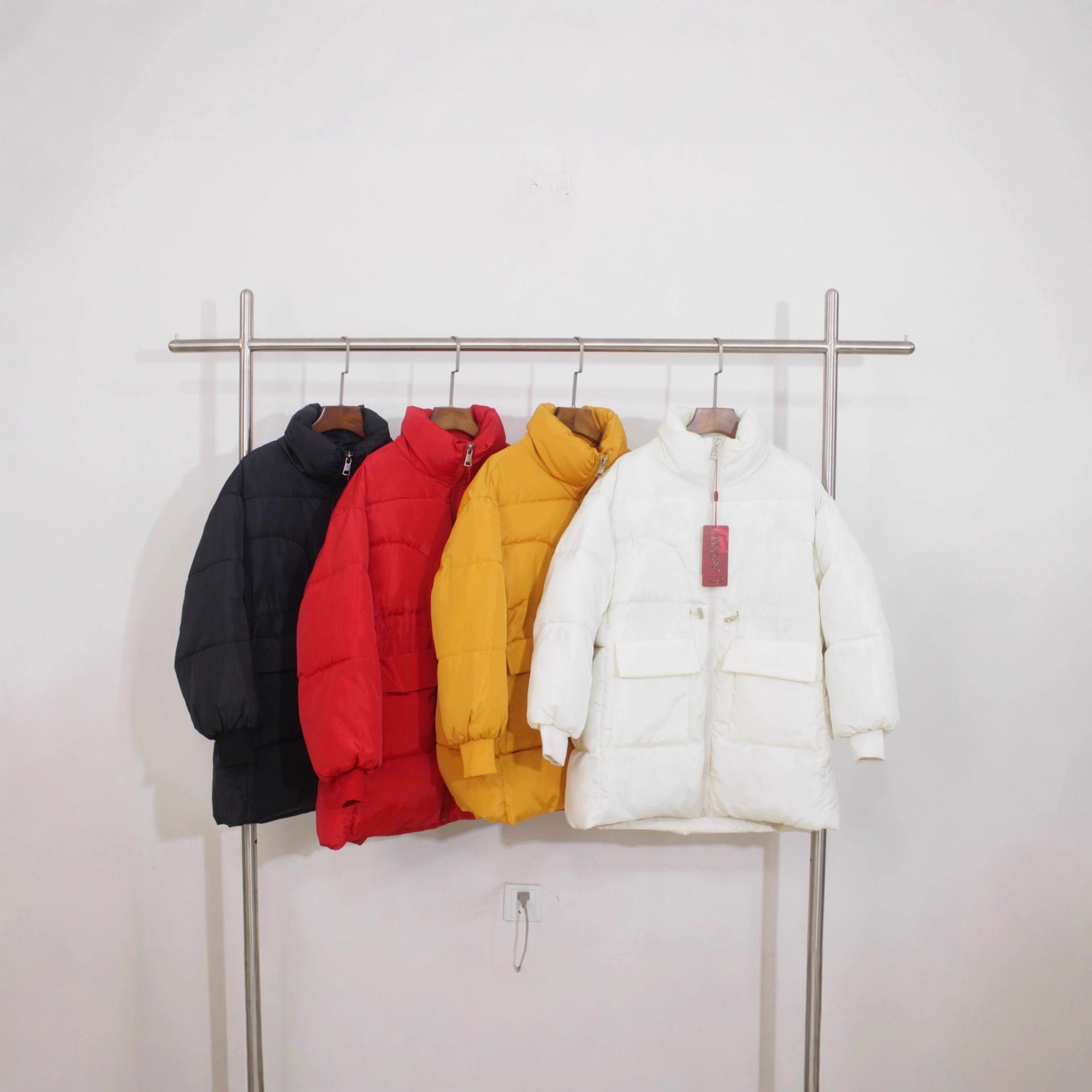Loose Clothes Cotton-padded Clothes Women's Mid-length