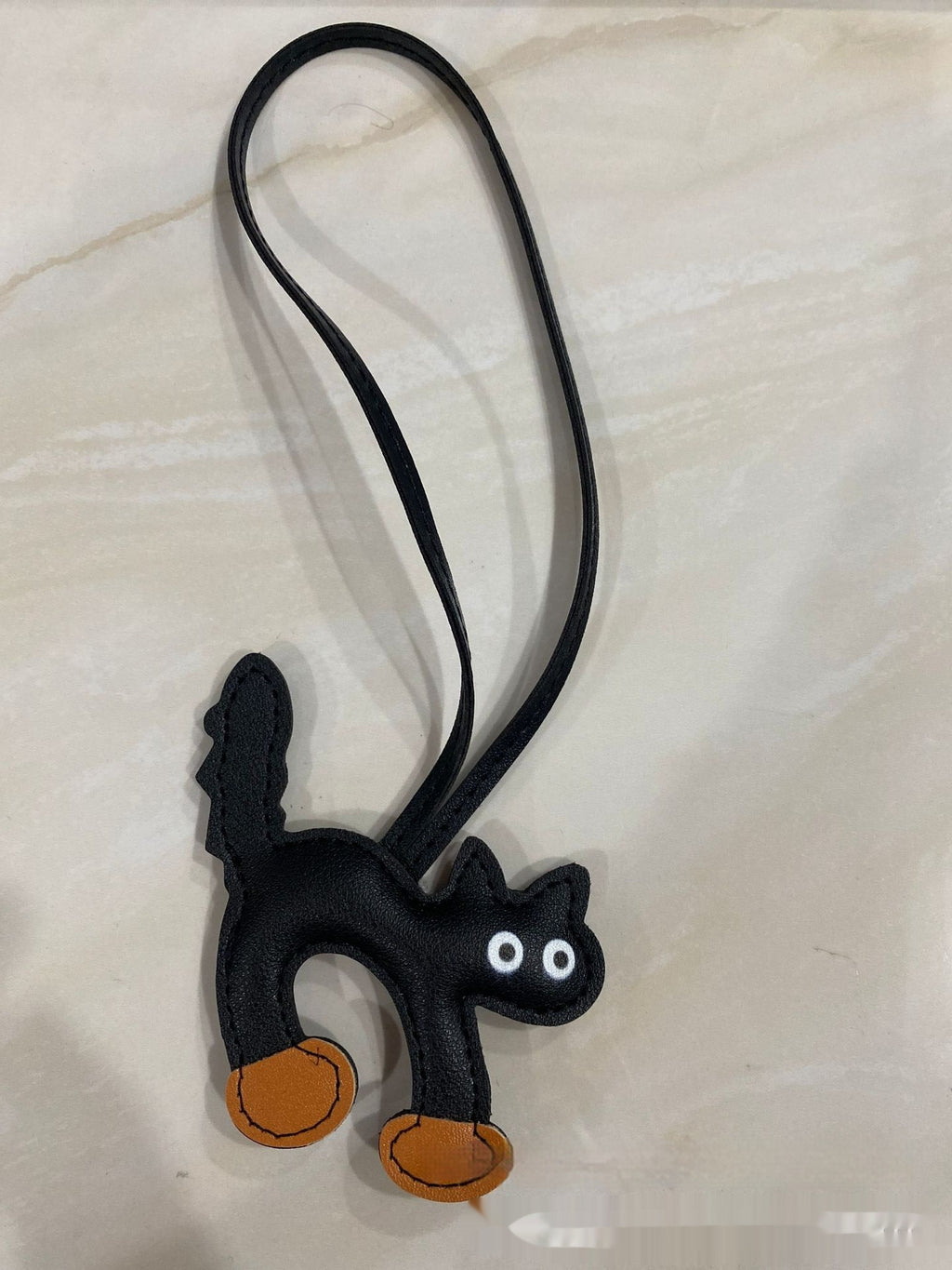 Ciondolo Mini Gatto in Pelle PU