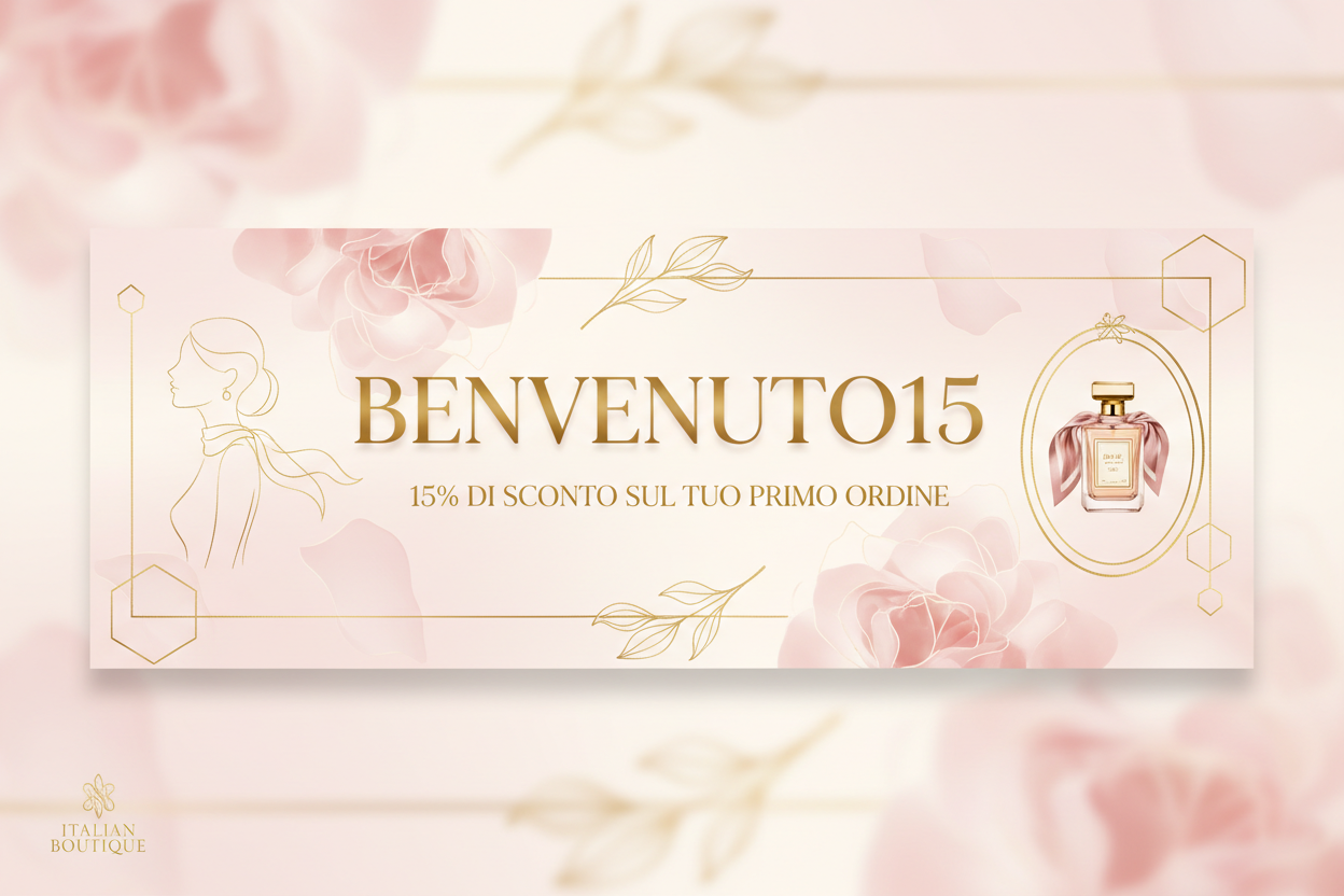 Banner Sconto Benvenuto