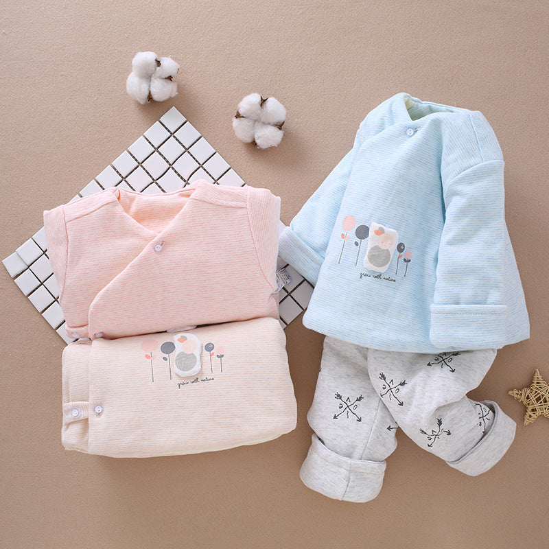 Hot-selling New Baby Clothes Quilted Two-piece Suit