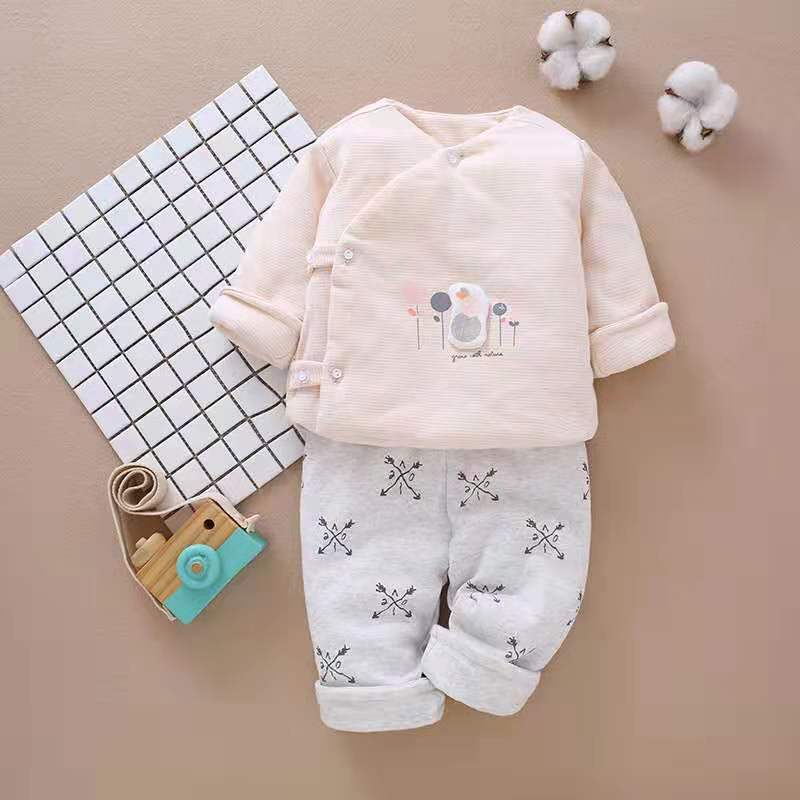 Hot-selling New Baby Clothes Quilted Two-piece Suit
